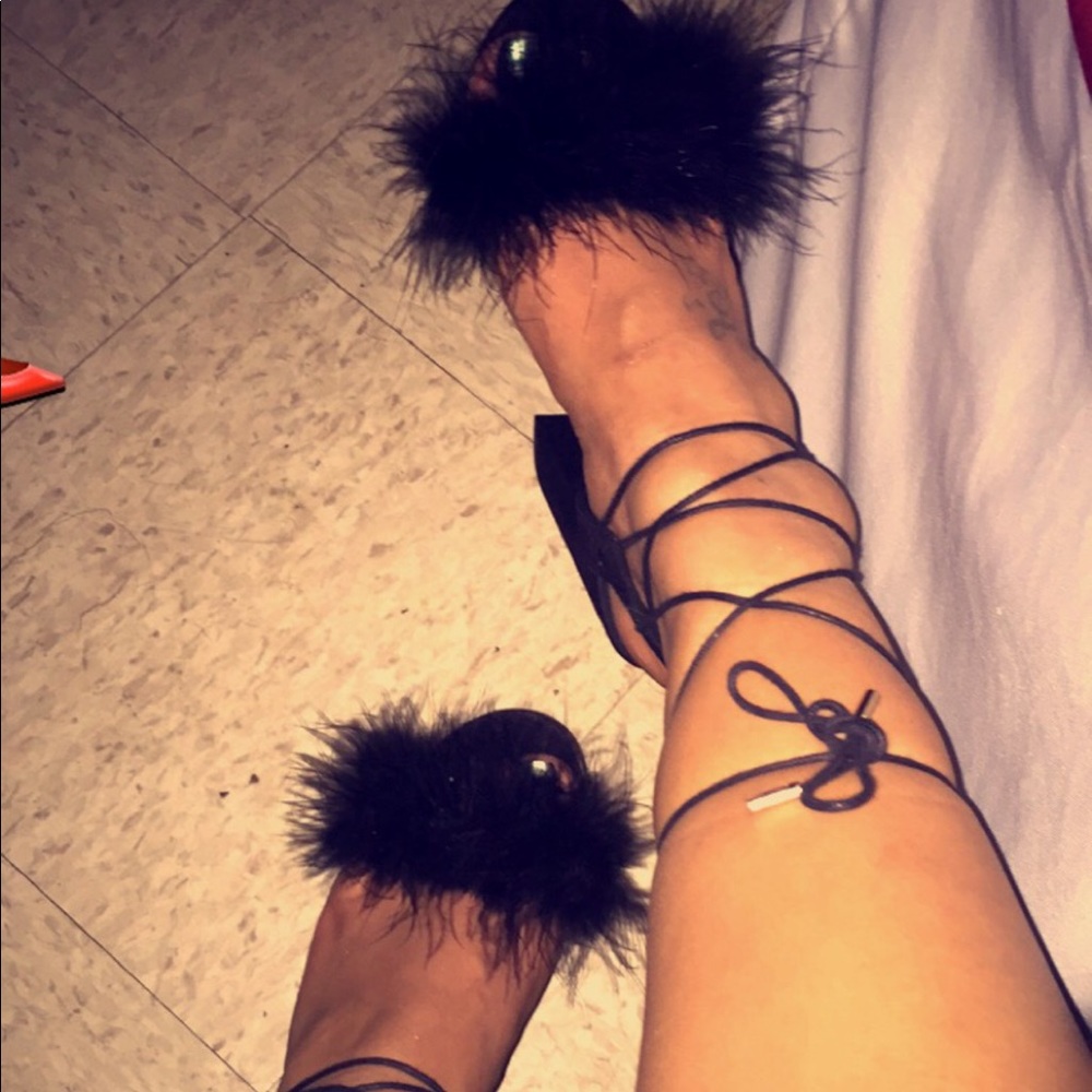 Black Strap TopShop heels.